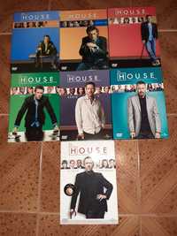 Dvds Dr House temporadas completas 1-8,valor não negociável