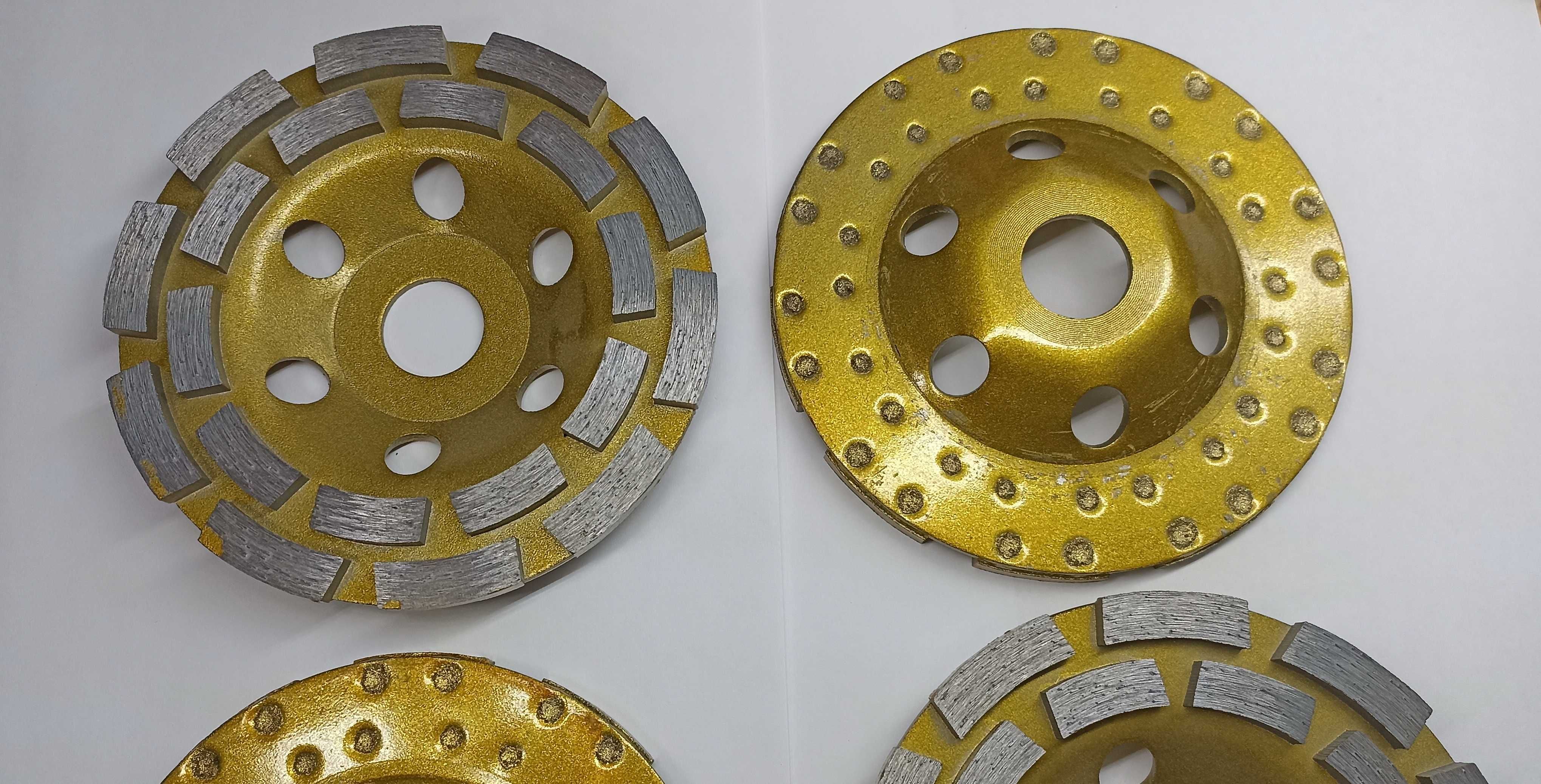 Алмазная чашка фреза зачистная торцевая для шлифовки бетона УШМ 125x22