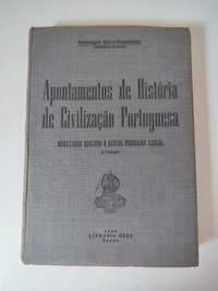 Livro - Apontamentos de História de Civilização Portuguesa