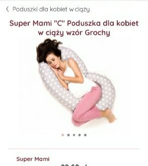Poduszka dla kobiet w ciąży typ C
