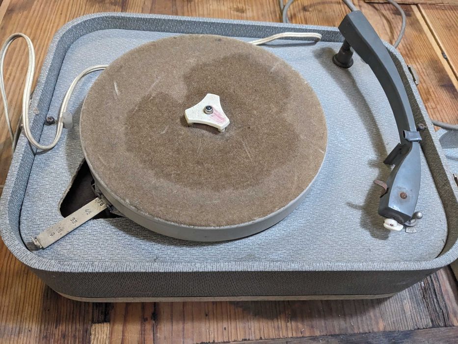 Gira disco portatil idler drive