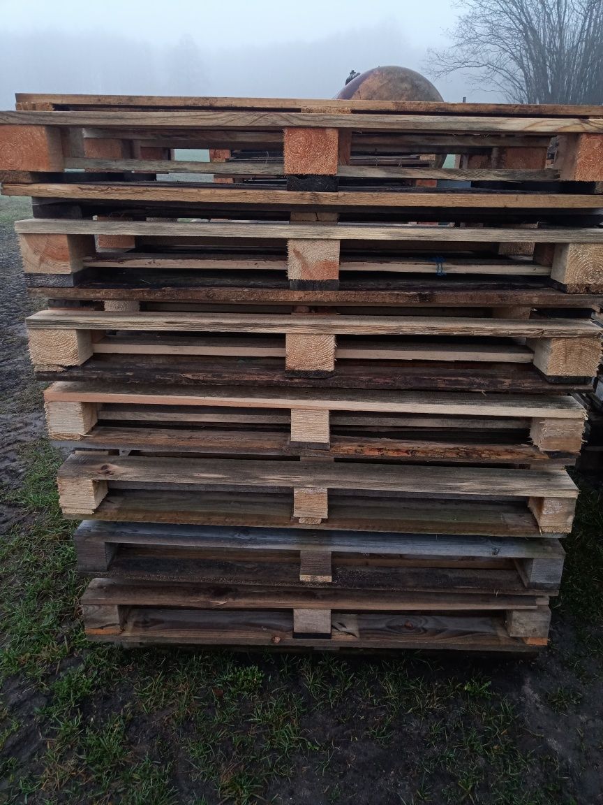 Palety przemysłowe pod ziemniaki workowane 100x120cm mocne po naprawie