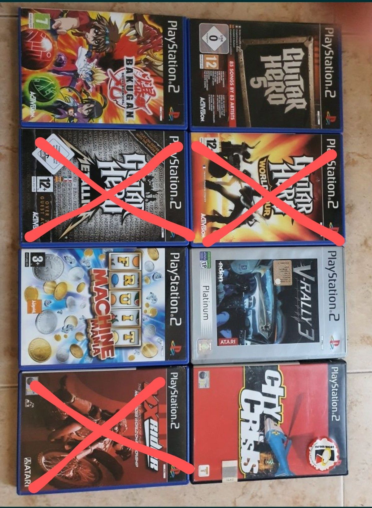 Jogos ps2 4€ cada