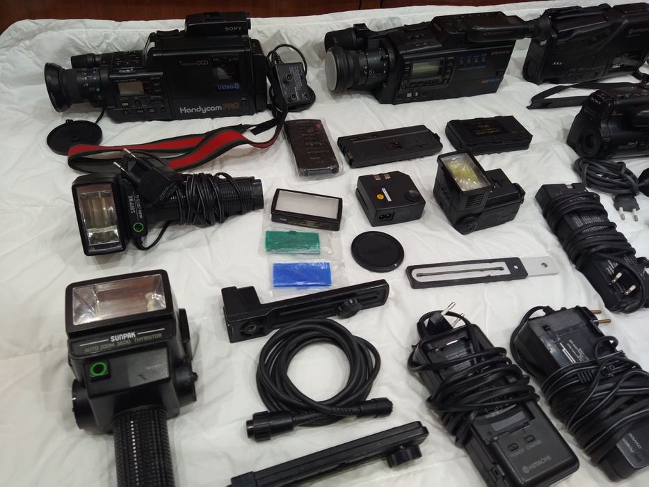 Fotografia e vídeo flash antigo para peças ou para colecionadores casa