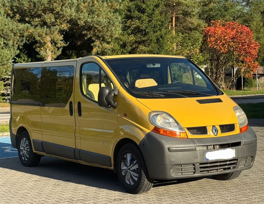 Renault Trafic 1.9 diesel Long 9-osobowy – Klimatyzacja, Serwisowany