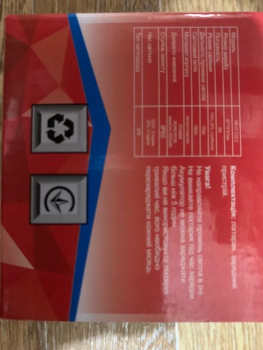 Led ліхтарик “Right Hausen” 3w