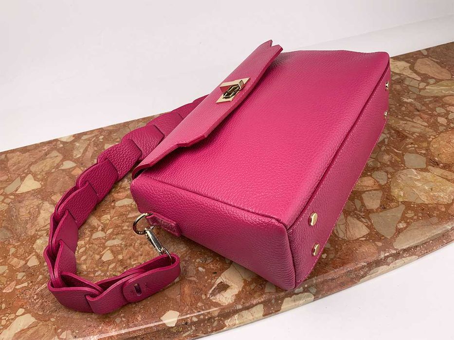 Сумка женская кожаная через плечо 2 ремня Virginia Conti 03360 Италия