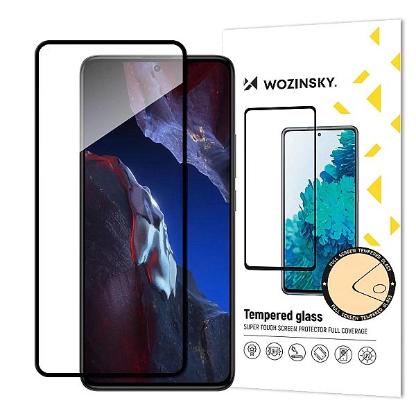Szkło hartowane Xiaomi Poco F5 Pro 9H z ramką Wozinsky Full Glue Tempe