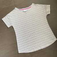 Bluzka t-shirt koszulka szary paski C&A Lingerie L