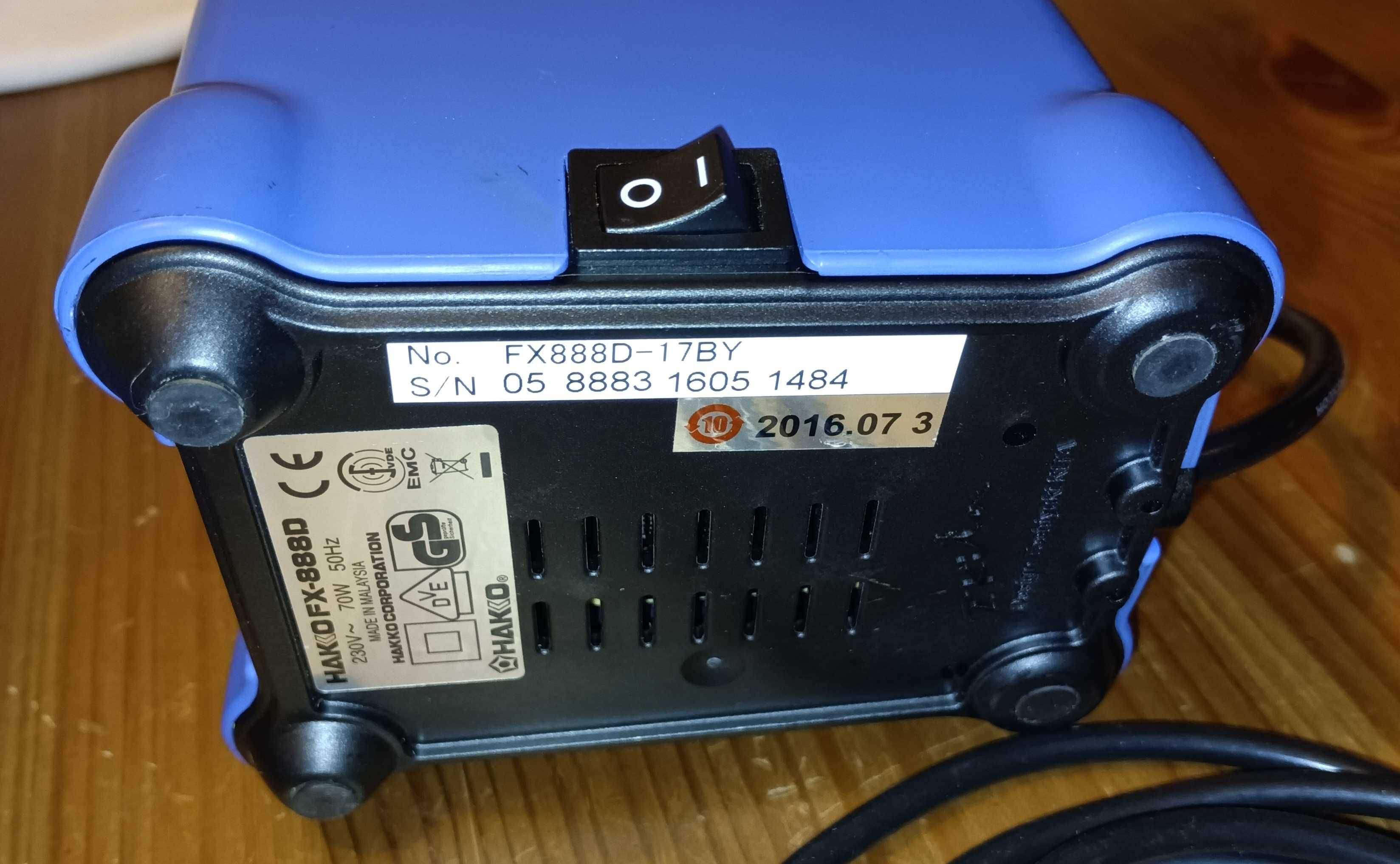 Estação de solda HAKKO FX-888D 70W 3 pontas incluidas