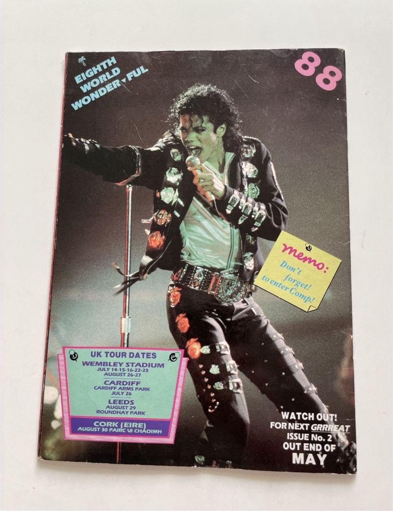 Michael Kackson magazyn po Angielsku, lata 80 + 1 plakat