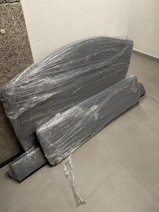 Slattum Tapicerowana rama łóżka, 140x200 cm