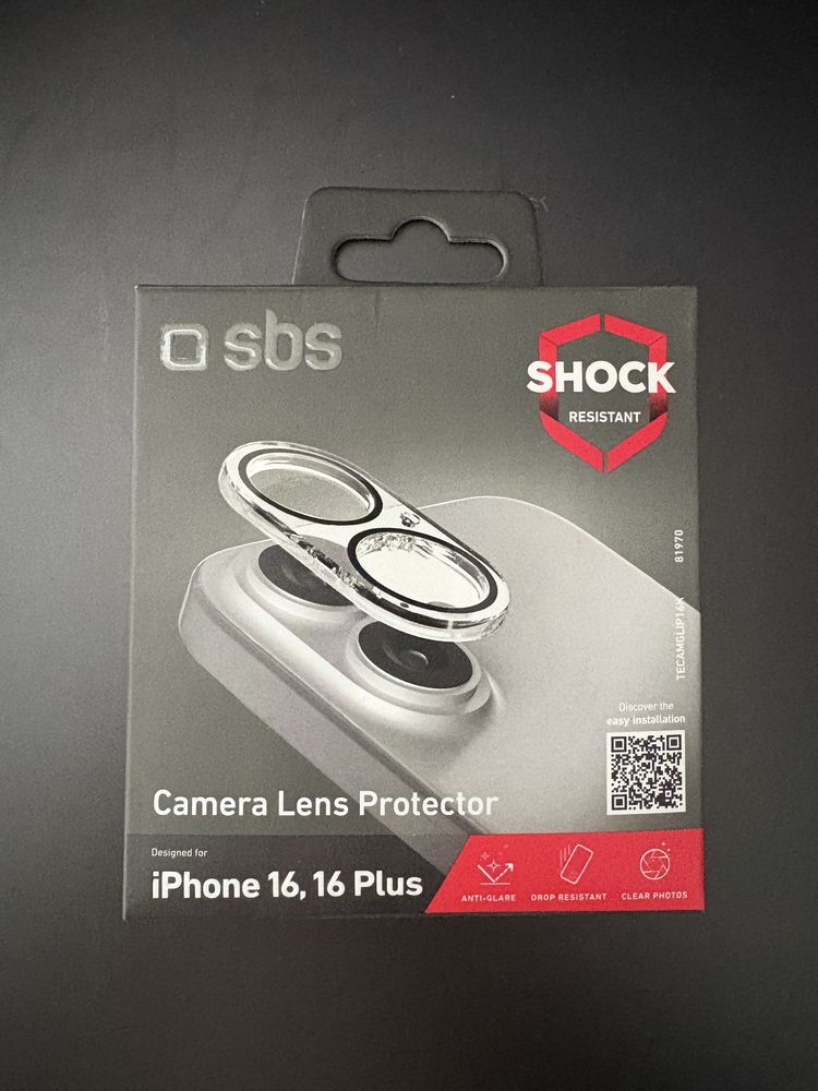 NOWY! Camera Lens Protector Iphone 16/16Plus SBS Ochrona na obiektyw