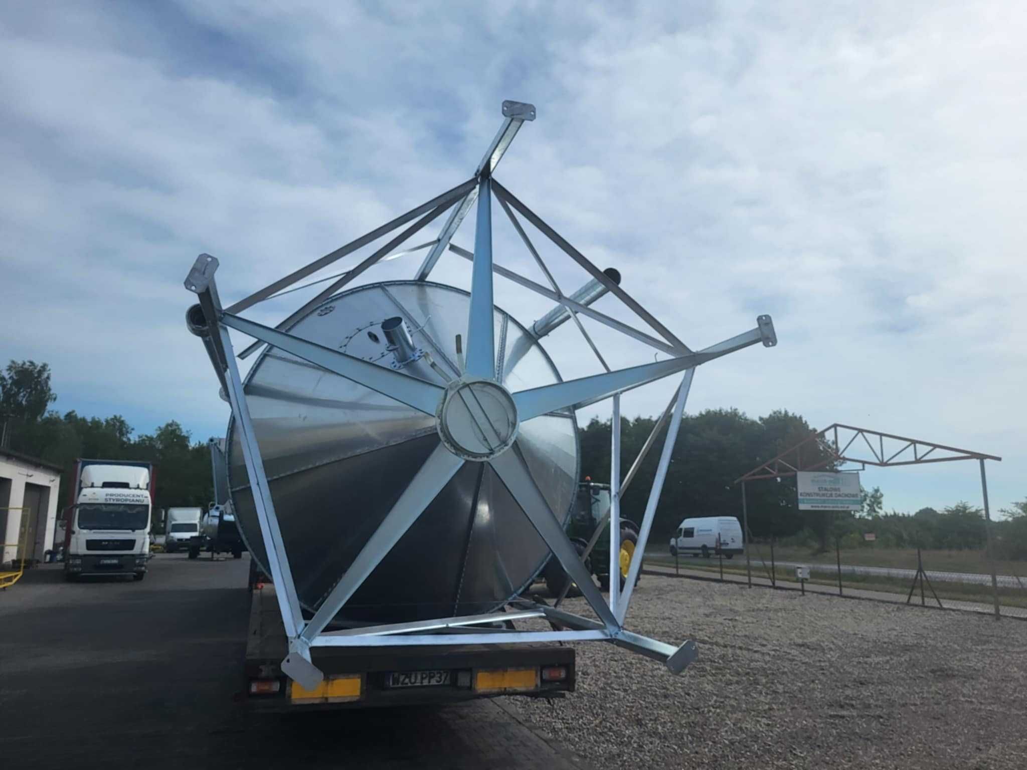 Silos Zbożowy Paszowy Lejowy 3/5/6/8/9/12/15/18/20/25/30T Producent PL