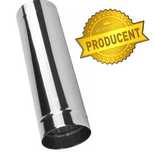 MEGA WYPRZEDAŻ!!! Rura matowa kwasoodporna 1mm fi 200 0,5 mb PRODUCENT