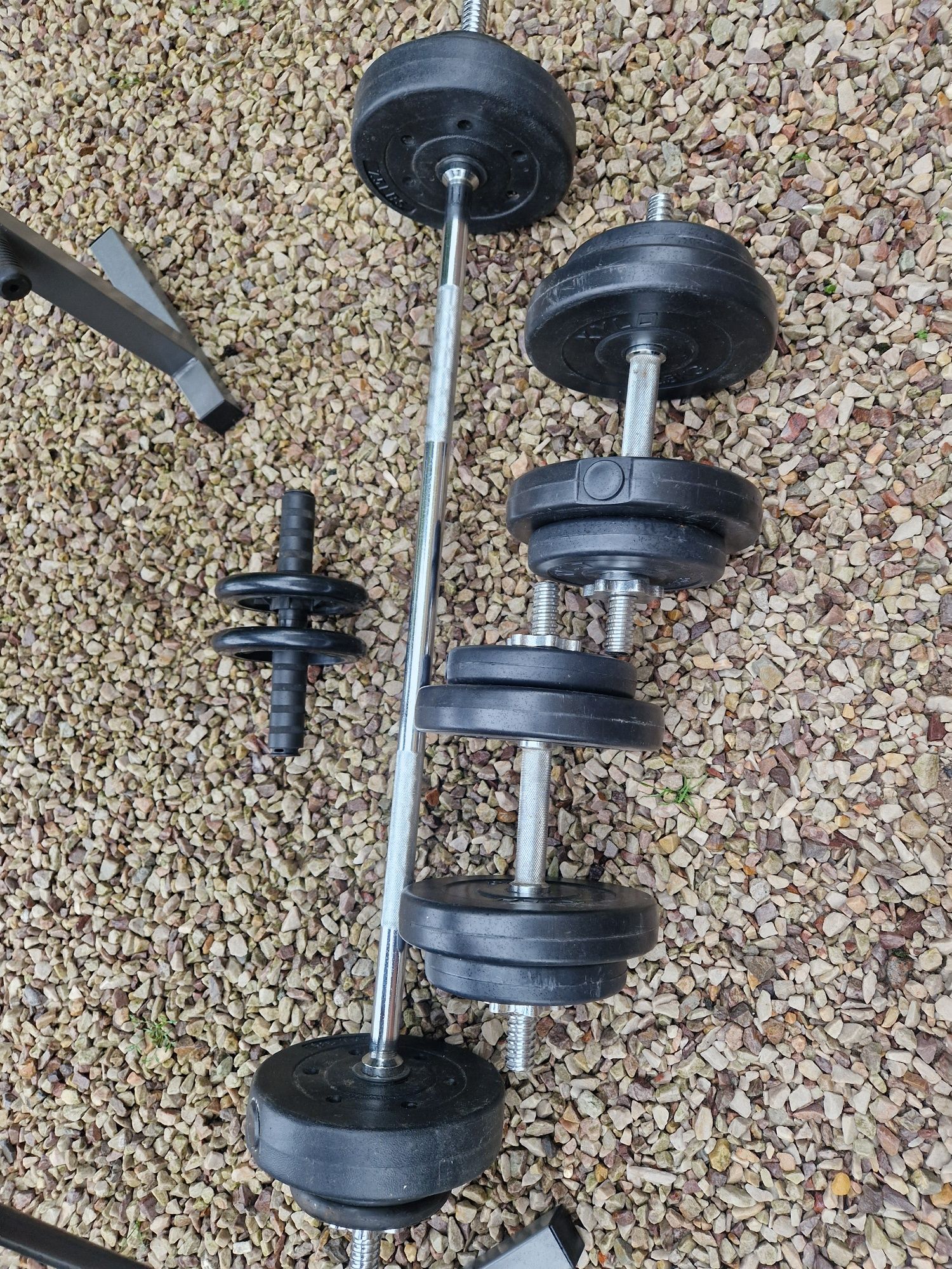 Siłownia 100kg obciążenia gryfy itp