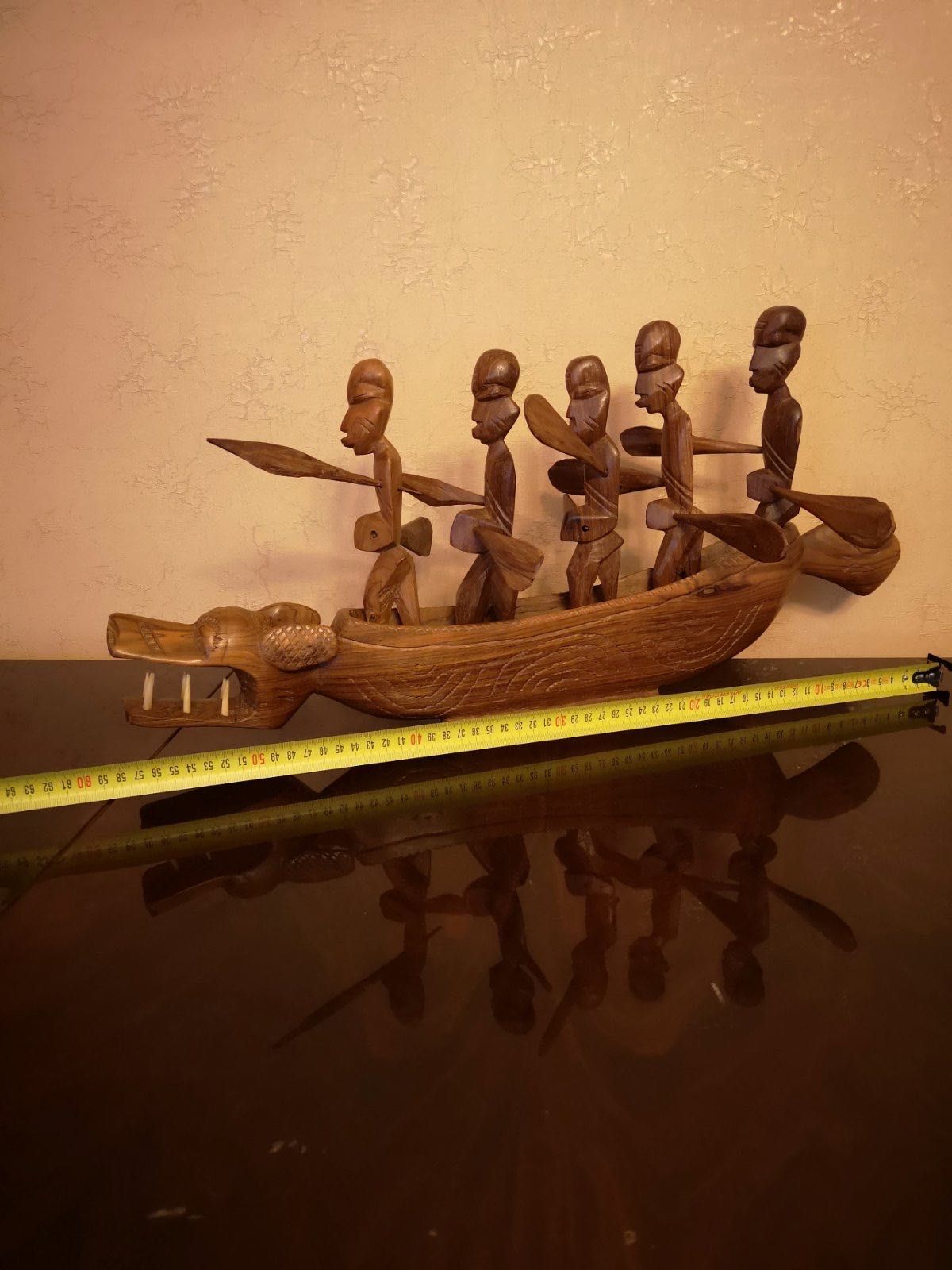 Статуэтка лодка, Африканская ручная работа