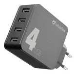 Ładowarka 4xUSB Cellularline 42W - Mega mocna 8.4A - PRAWDZIWE 4x2.1A