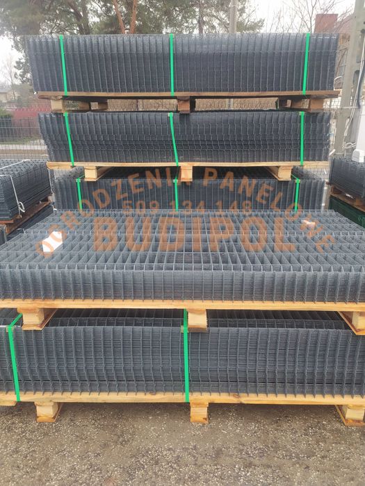 Panel ogrodzeniowy fi4 153cm ocynk + RAL 7016