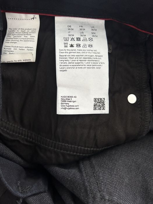 Чоловічі джинси темно сині HUGO SLIM 708 36/34