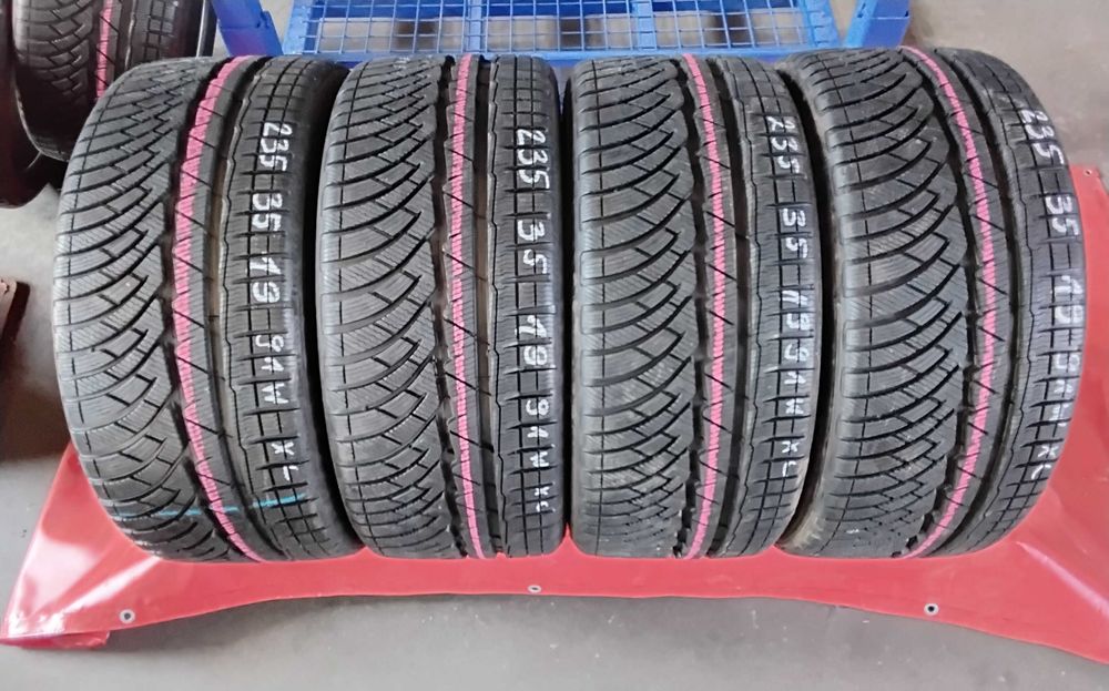 4szt opony zimowe używane 235/35R19 91W Michelin Pilot Alpin PA4 W-wa