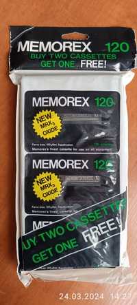Kasety magnetofonowe MEMOREX MPX3 120