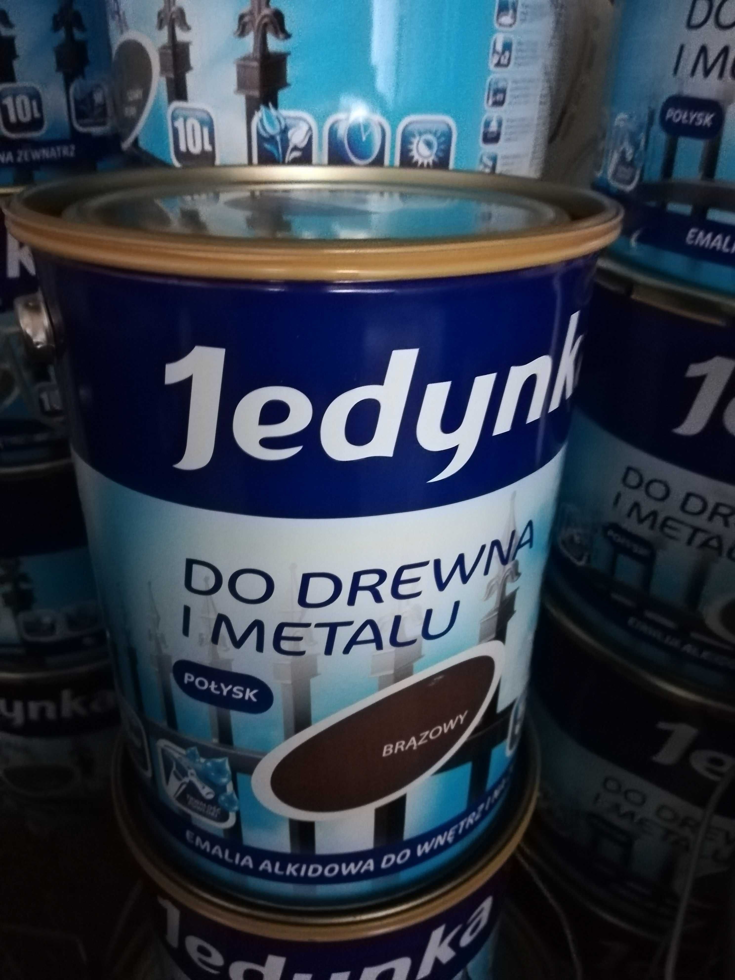 Jedynka Brąz 5l do drewna i metalu Farba połysk