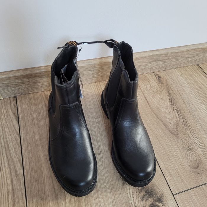 Sztyblety damskie czarne r.38 botki wiosna/jesień