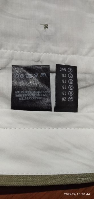 Spodnie letnie r 54C, pas 108, długość 107 cm