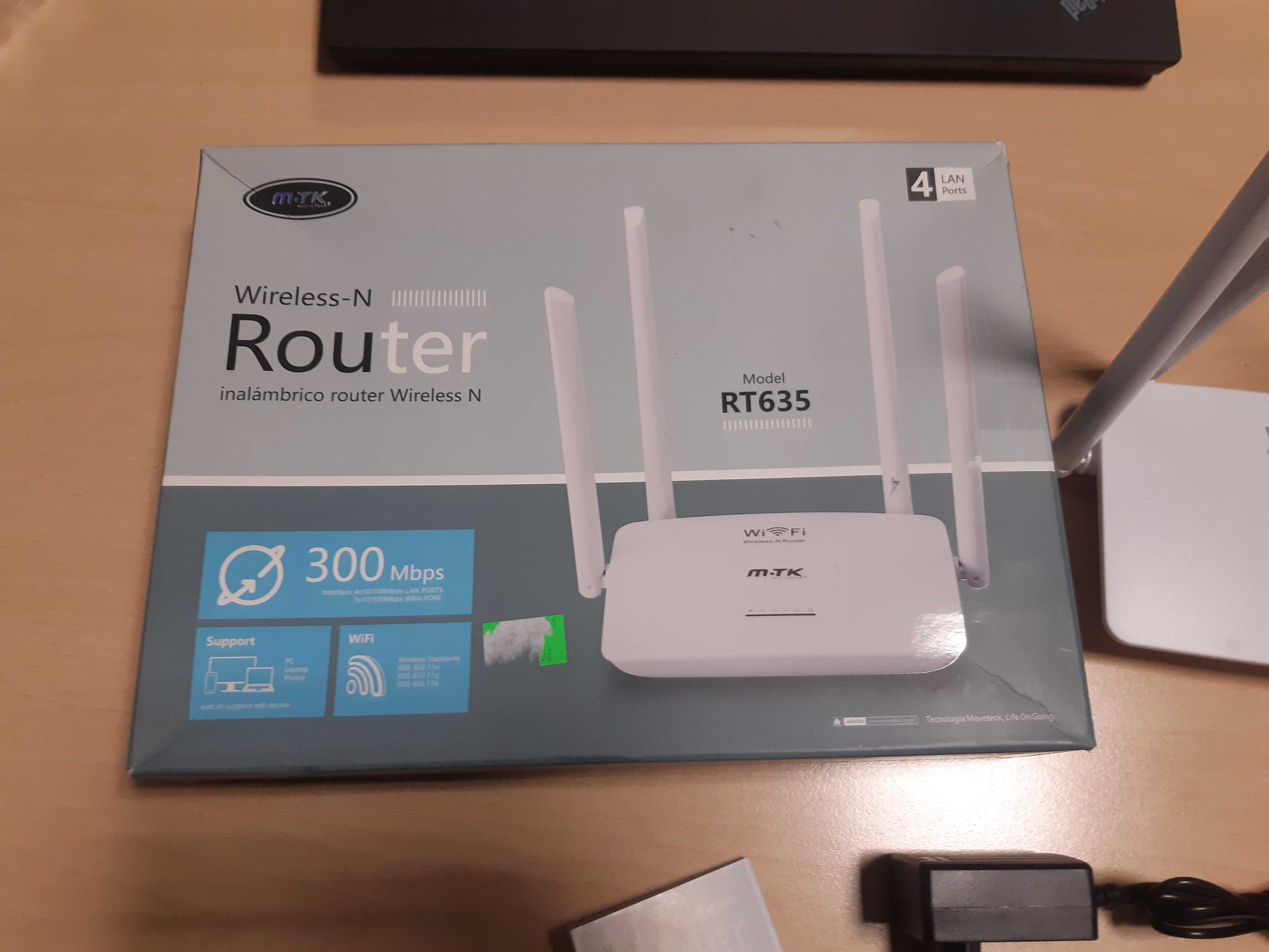 m-tk router RT635 4 anteny wifi N