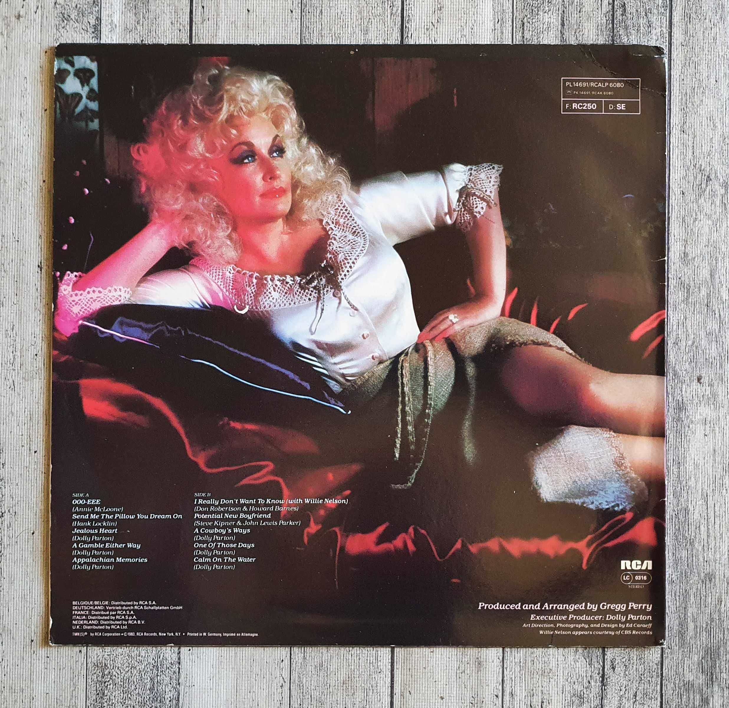 Dolly Parton Burlap & Satin LP 12