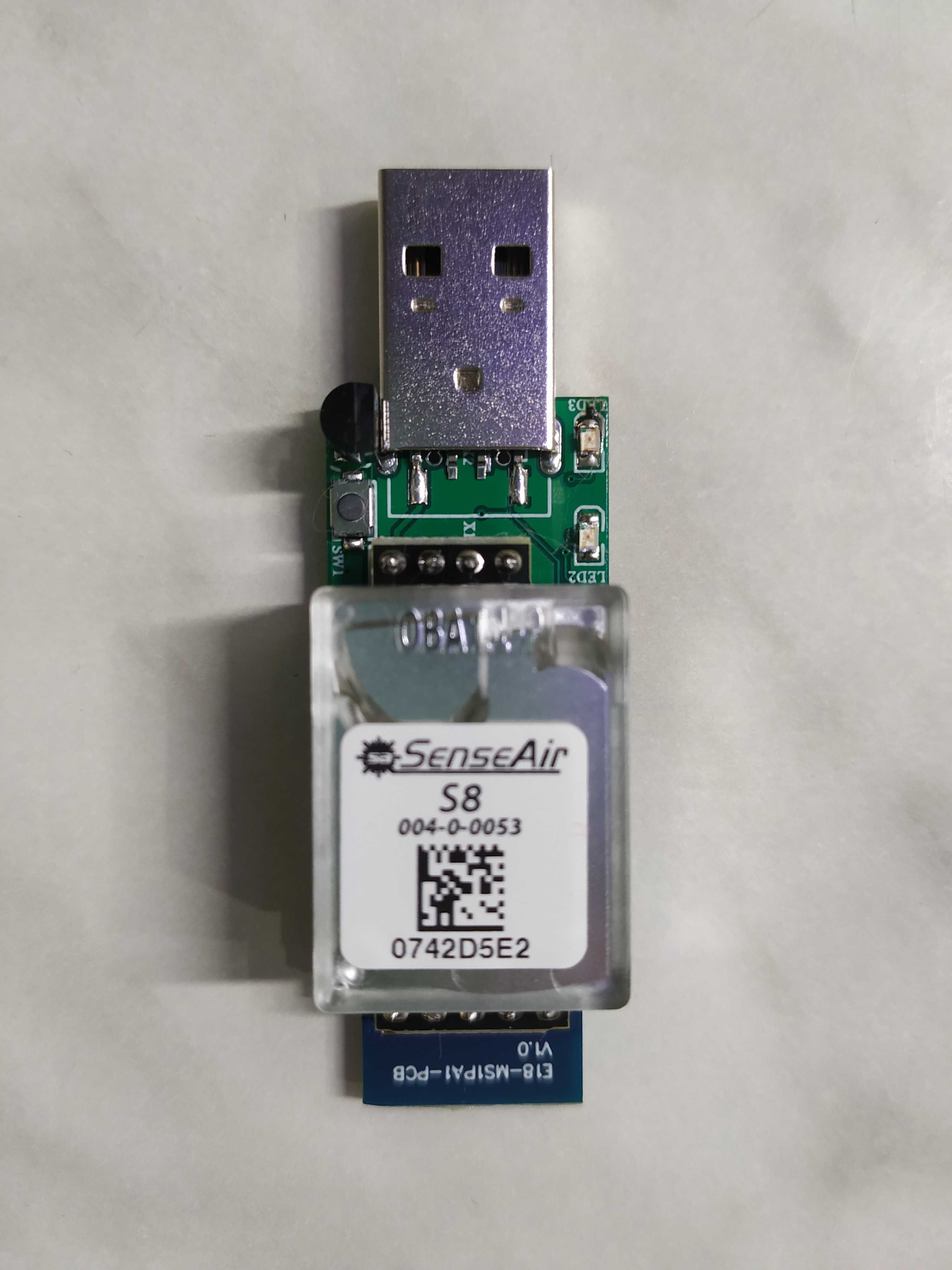 Zigbee Датчик Углекислого газа CO2, SenseAir S8, USB