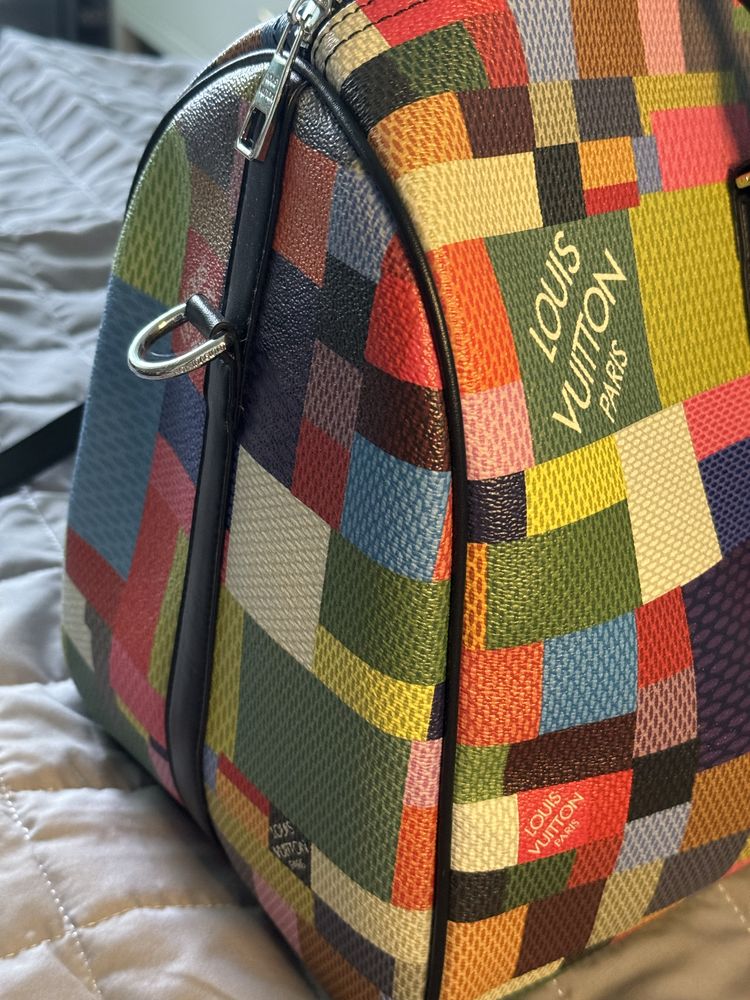 Bolsa UNISEXO (idêntica a LV damier 50 Bandoulière)