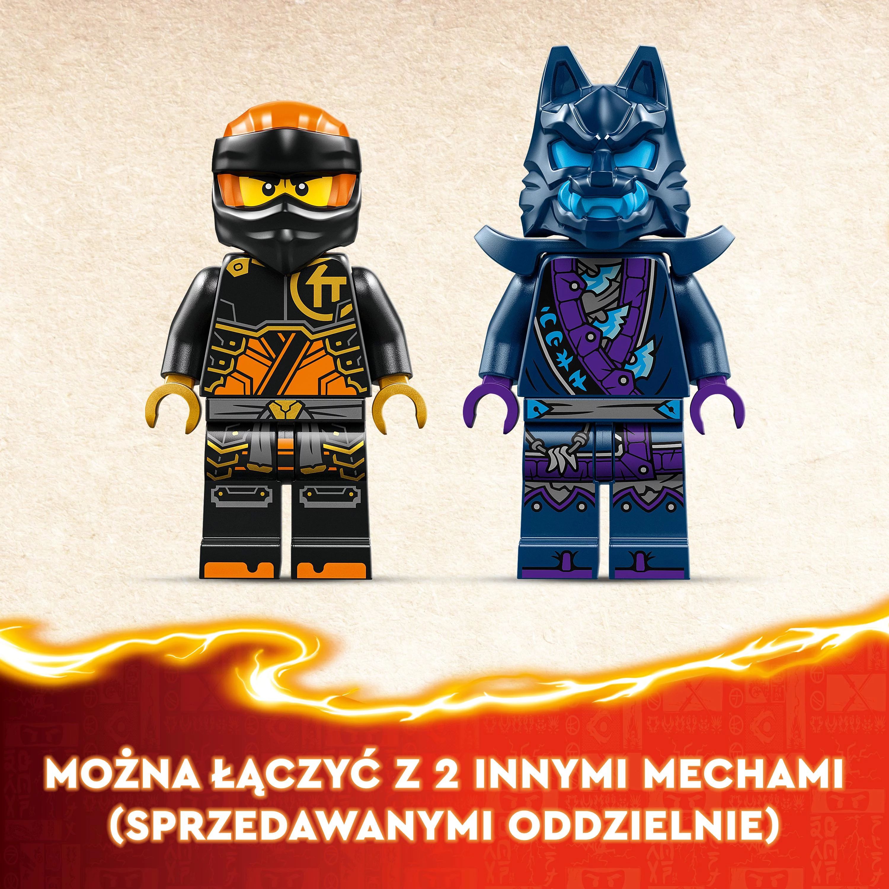 LEGO NINJAGO Mech żywiołu ziemi Cole’a 71806