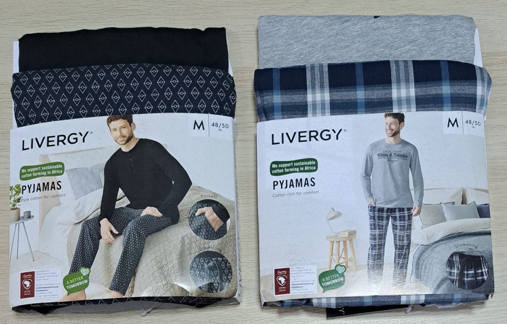 Piżamy męskie rozm. M