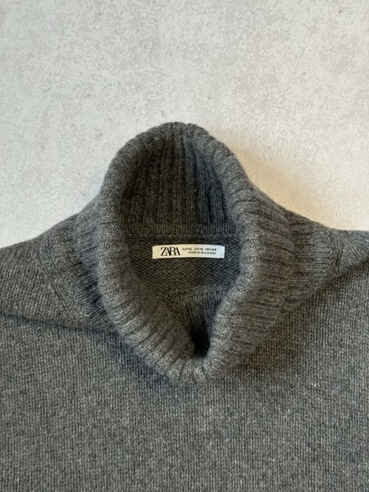 Шерстяной свитер Zara с высоким горлом мужской (оригинал)