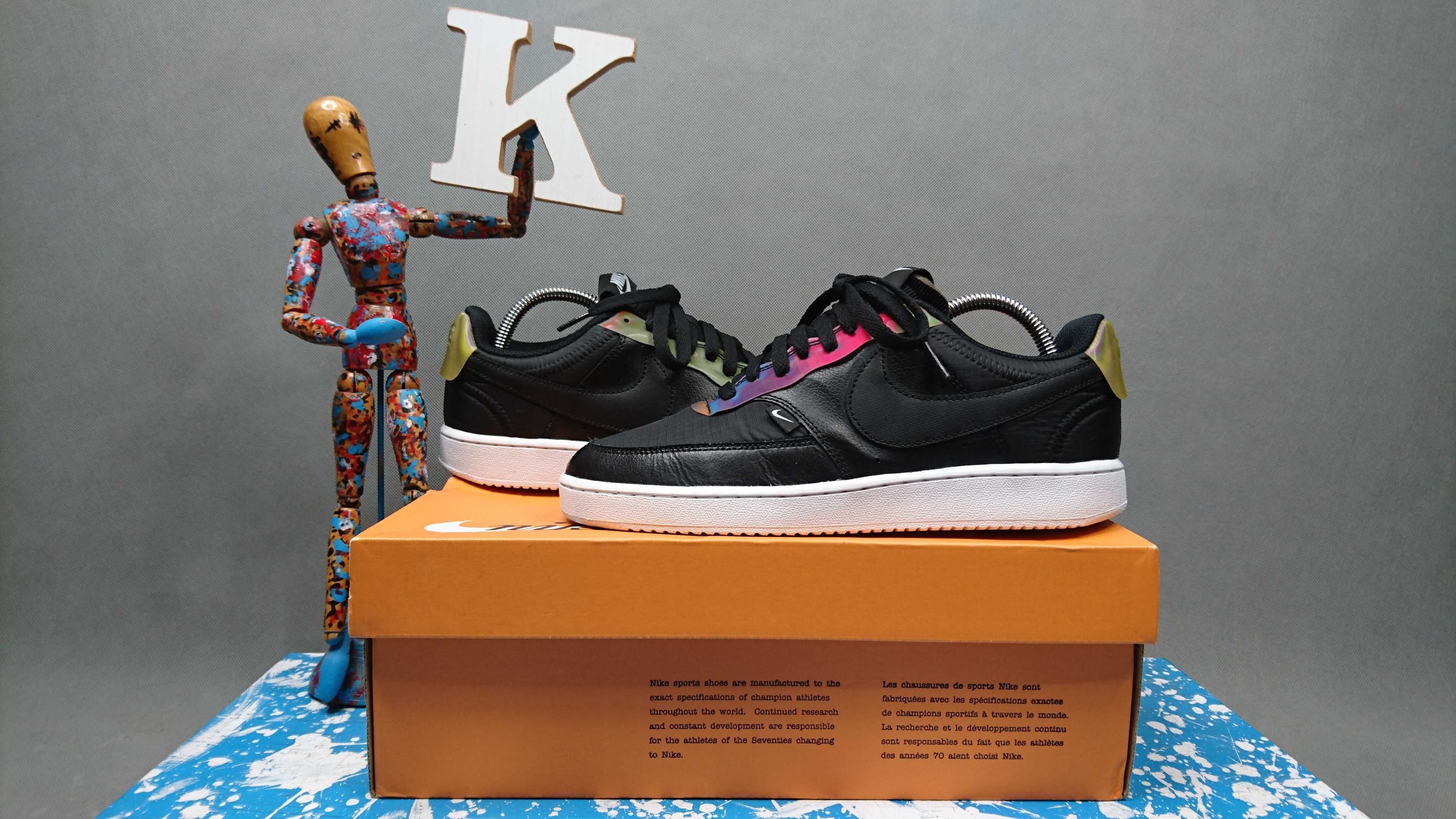 Buty Nike Court Vision Premium Low Black Rainbow Pack R.40