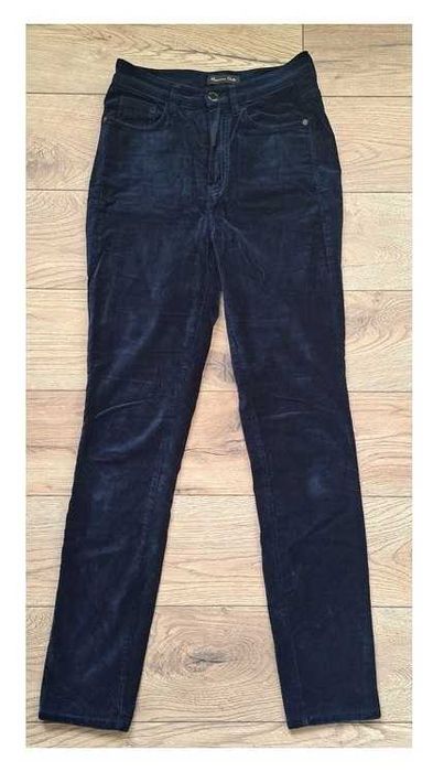 Massimo Dutti welurowe spodnie