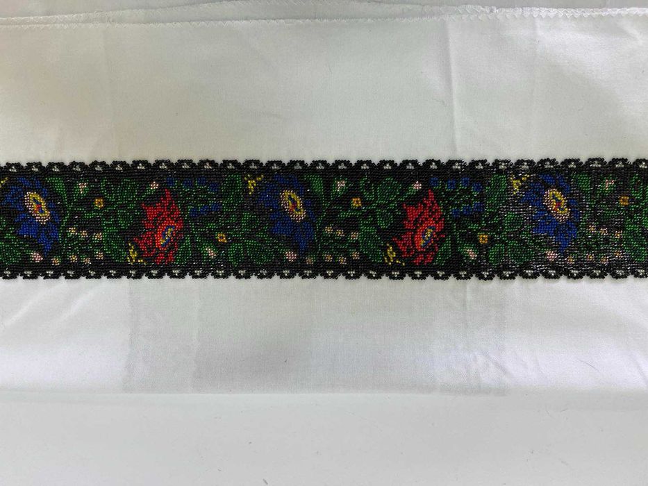 Заготовка Борщівської жіночої вишиванки, сукні, чеський бісер Преціоса