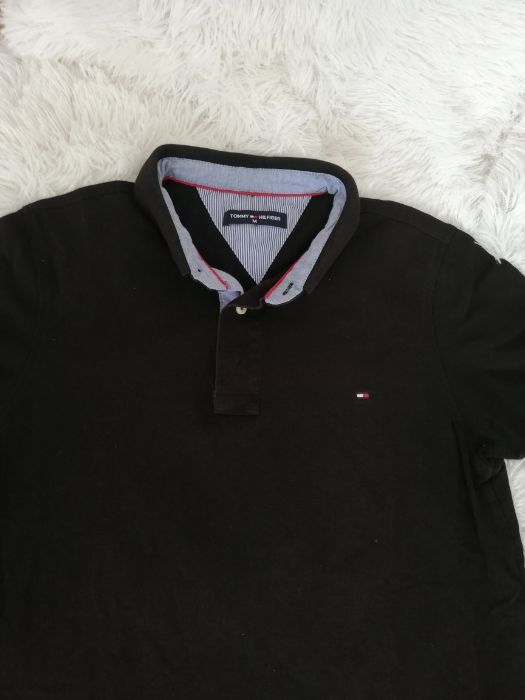 koszulka polo TOMMY hilfiger M 38 czarna