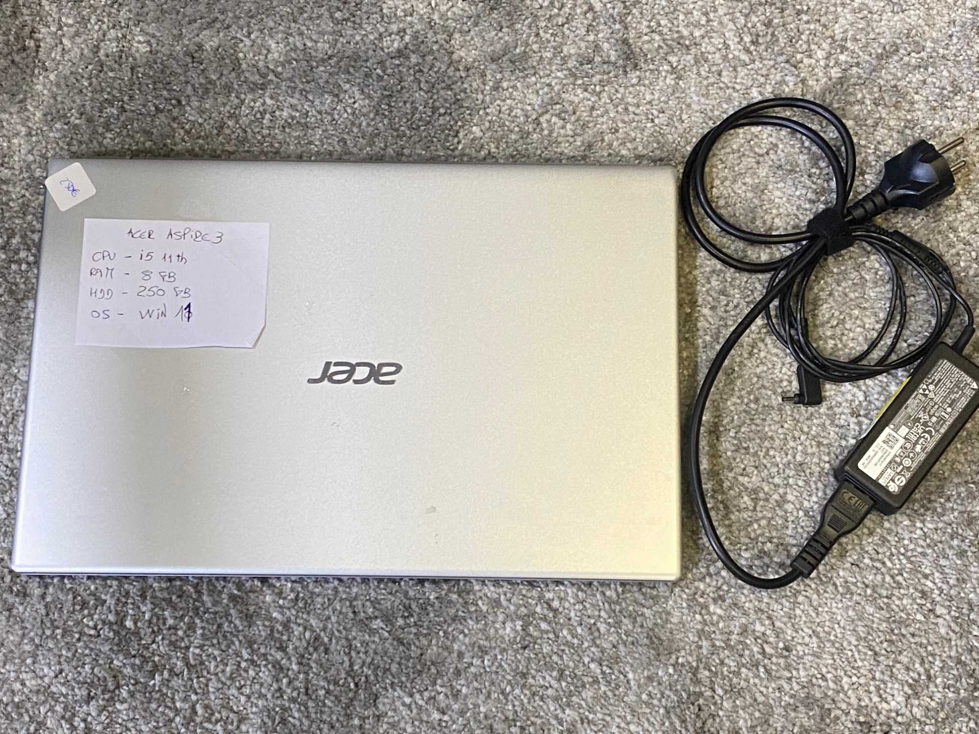 Acer Aspire 3 - i5 Gen11, 8GB Ram, 240GB SSD, Win11