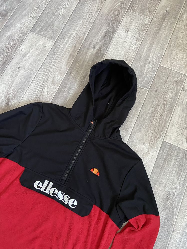 Анорак ellesse, червоний,чорний