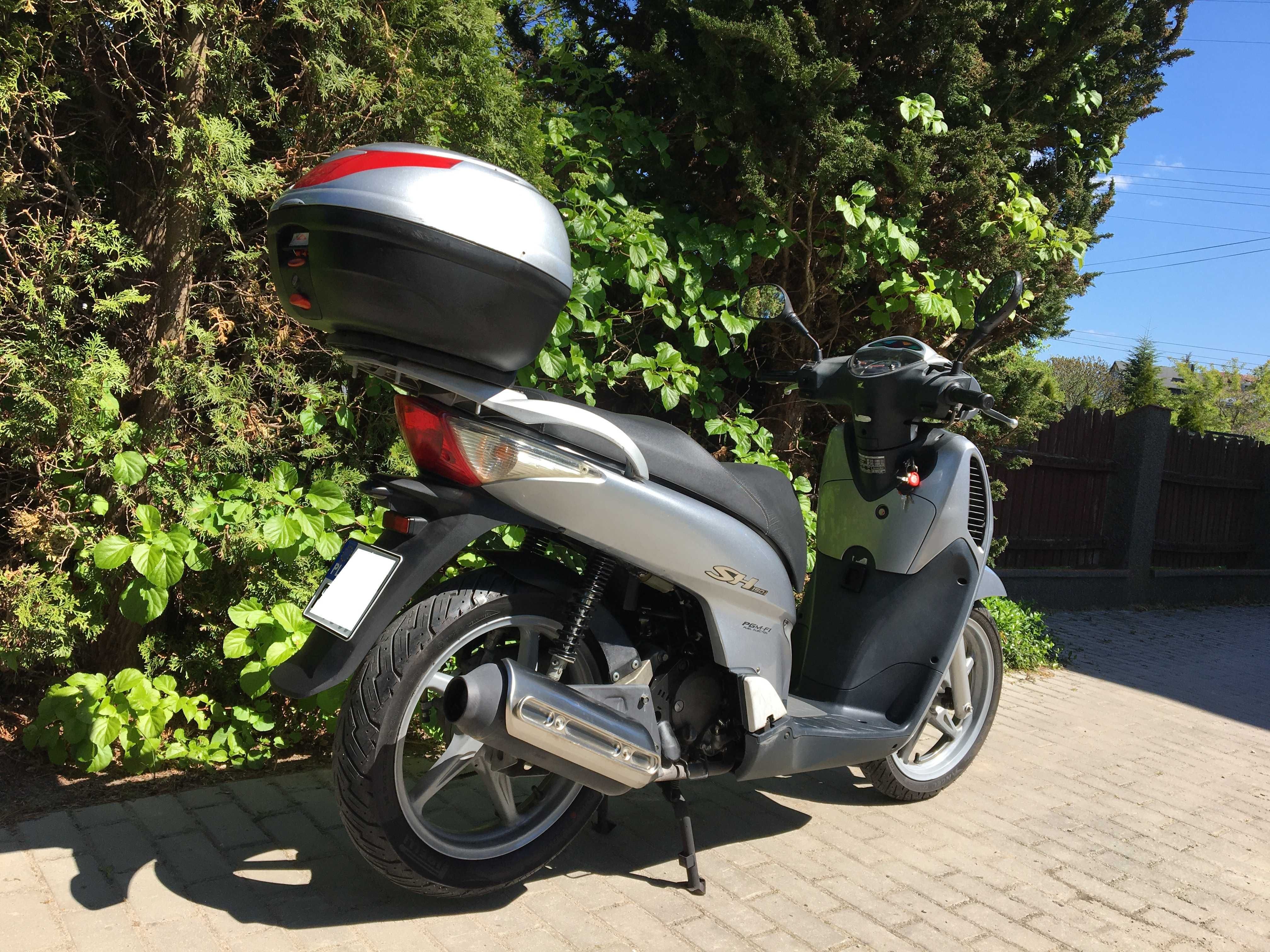 Honda SH150/125, 2005 kufer, miejski skuter, duże koła, RATY