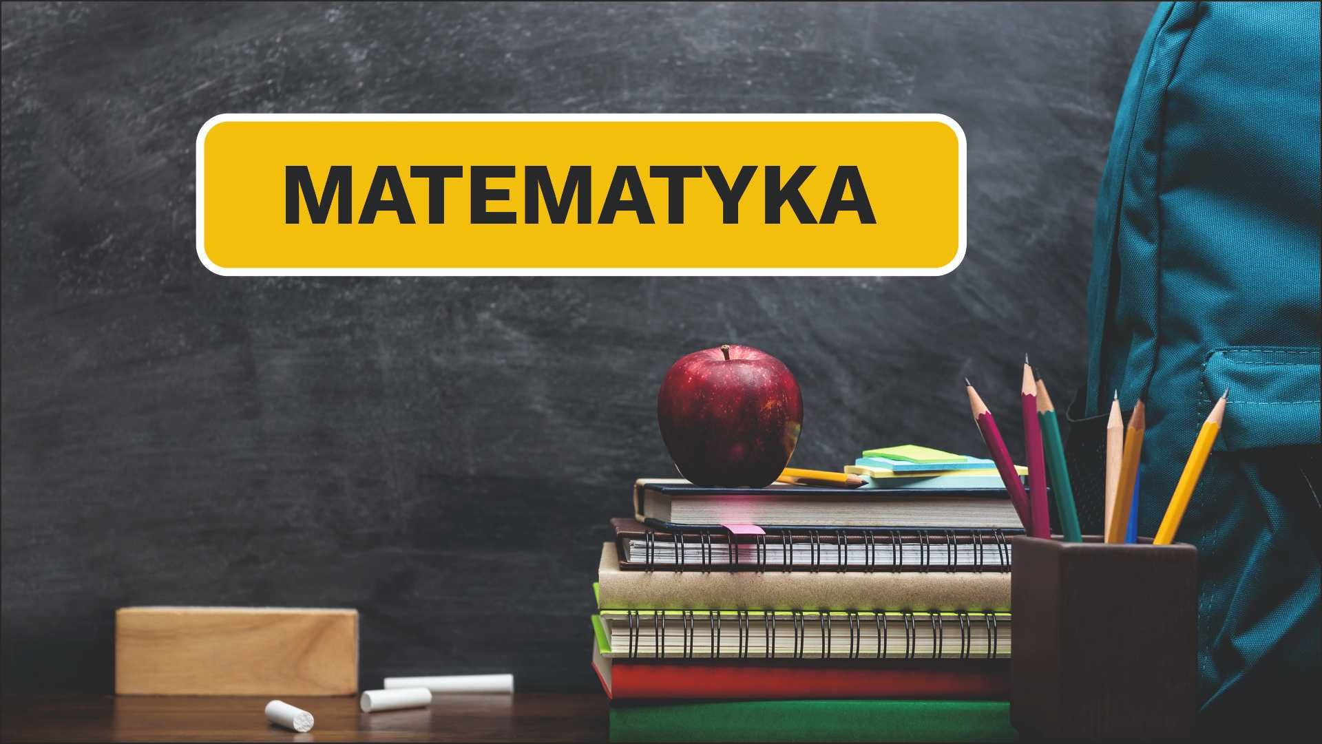 Lekcje z matematyki (korepetycje), notatki z lekcji, MATURA, egz. 8-kl