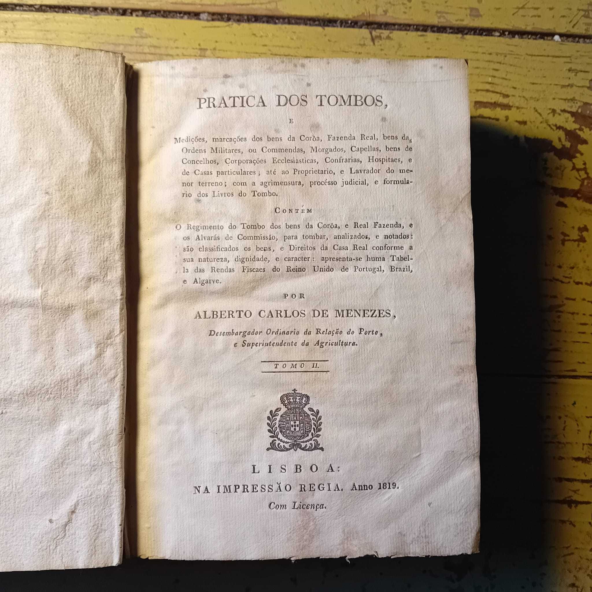 Alberto Carlos Menezes, Pratica dos Juizos divisórios (2vol.), 1819