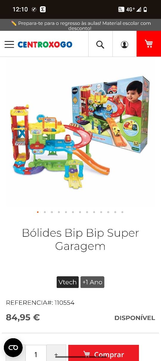 Super Garage - Vtech Bolides