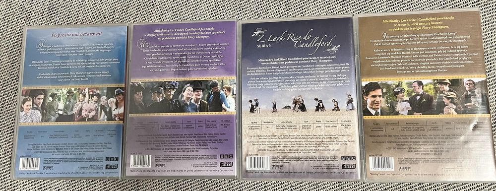 Serial-„Z Lark Rise do Candleford” dvd, seria1,2,3,4.  13dvd BBC.