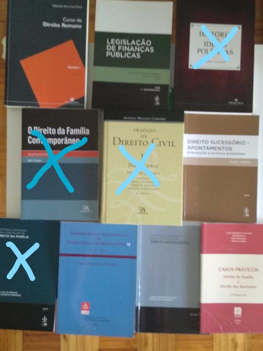 Vendo livros de Direito (como novos)