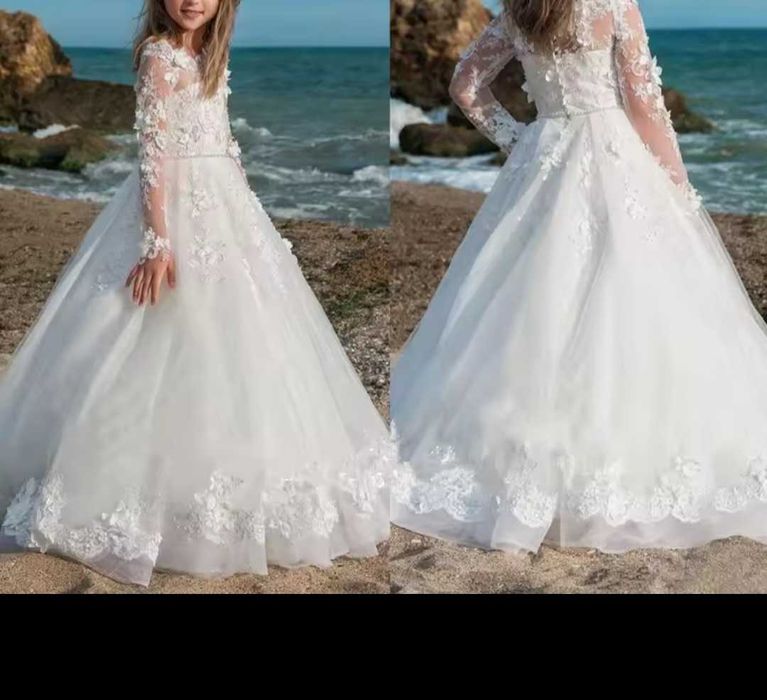 Sprzedam przepiekna suknię na wesele/urodziny/komunie rozm 146