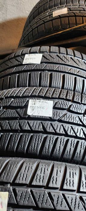 2 opony zimowe CONTINENTAL 195/50/16